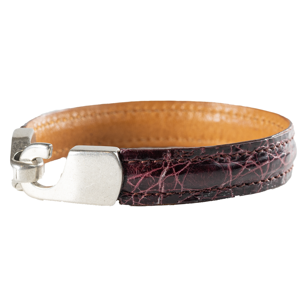 Men s Bracelet in Classic Alligator Abas